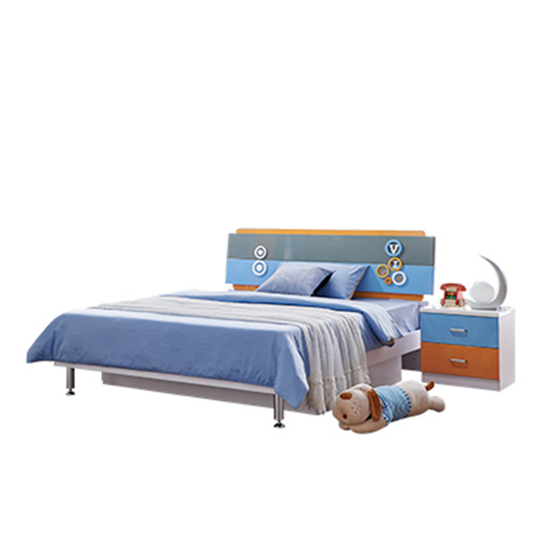 8106 wholesales double bed factory price modern bedroom furniture set