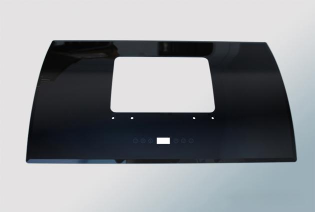 high quality best-selling range hood tempered curved glass