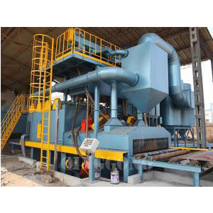 STEEL PLATE SHOT BLASTING MACHINE