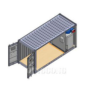 TRANSPORTABLE CONTAINER BLAST ROOM