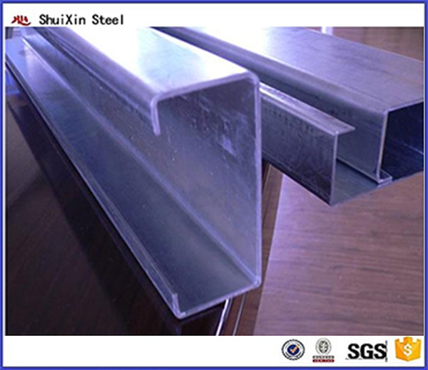 GB ASTM JIS Galvanized structural steel c channel