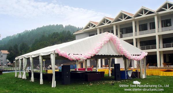 wedding reception tent
