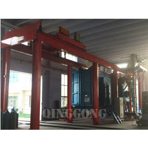 TUNNEL TYPE SHOT BLASTING MACHINE