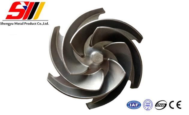 Customized Stainless Steel Investment Casting Pump Impeller