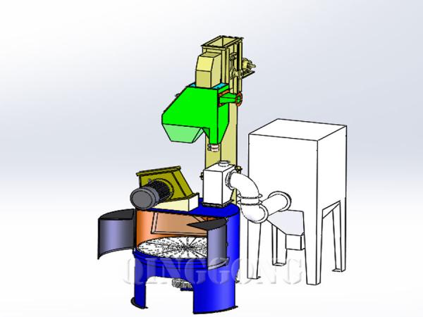 ROTARY TABLE SHOT BLASTING MACHINE 