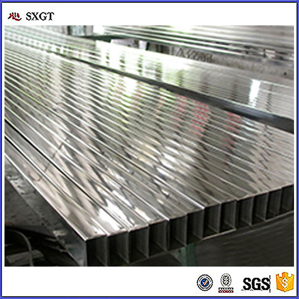 rectangular galvanized hollow section/hot sale galvanized steel tube