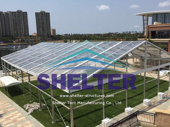 Transparent Glass Wall Tent for Big Party