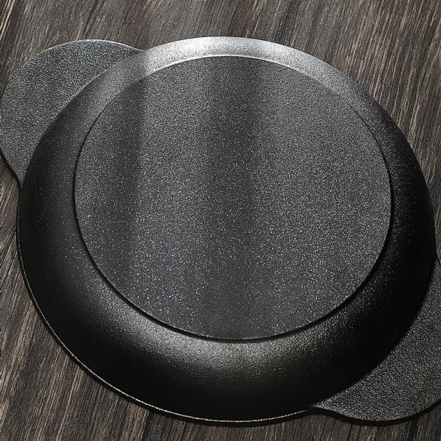 Round Ear Thickening Cast Iron Pan
