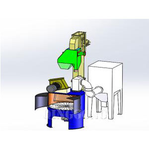 ROTARY TABLE SHOT BLASTING MACHINE