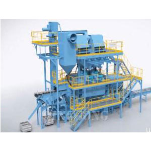 CONTINUOUS TUMBLE PASS-THRU SHOT BLAST MACHINE 08