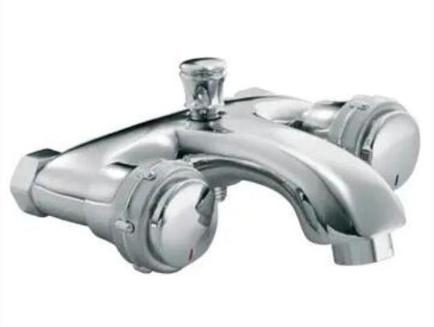 1103-10 brass faucet double handles hot/cold water wall-mounted bathtub mixer with handshower holder