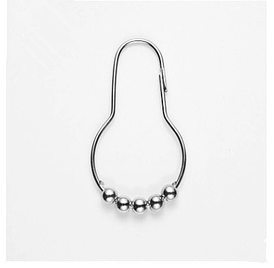 stainless steel hookes colorful  Shower curtain hooks