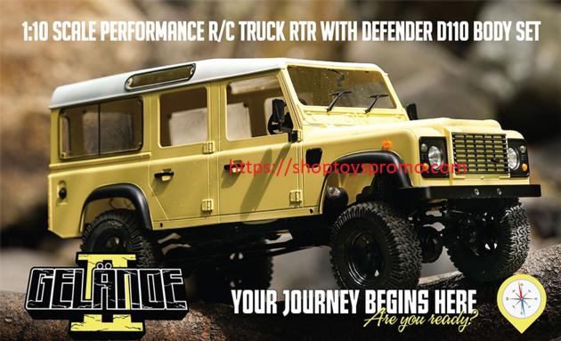 RC4WD Gelande II LWB RTR with D110 Body Set RC4Z-RTR0032