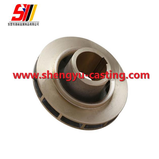China custom precision stainless steel casting pump impeller