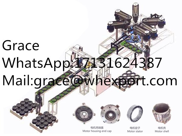 AUTOMATIC PRODUCTION LINE FOR VERTICAL TURNING AND DRILLING AND ATTACK