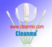 Cleanroom cleaning polyester tip swabs