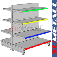 Shop shelving and Gondola shelving for supermarkets