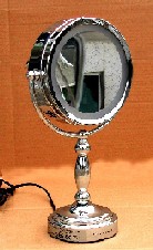 Double sided lilghted mirror