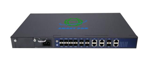 8port GPON OLT L3 With NMS