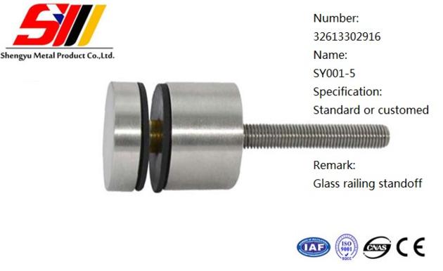 Adjustable stainless steel glass fittings adapter glass standoff 