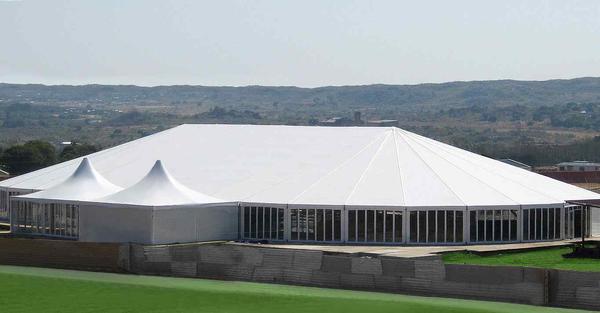Clear Span Mixed marquee for Event