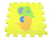 10pcsx EVA Puzzle Mats, Kids Cartoon Puzzle Mats（animal）
