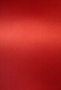 Red brushed aluminum foil
