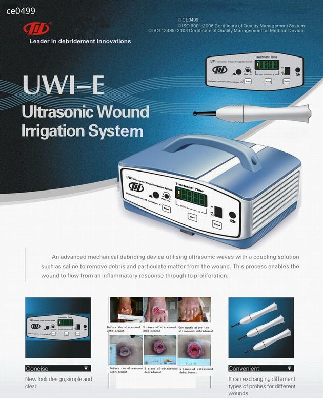 Low Frequency Ultrasonic Wound Debridement Device