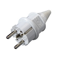 German Plug, European/Schuko Plug, YGA-012, TUV, 16A, 250V