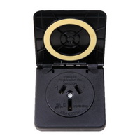 Australian Waterproof Socket, SAA, YGB-018, 15A, 250V, IP44