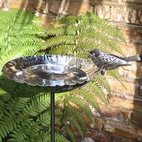 METAL BIRD BATH