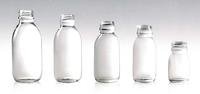 clear glass bottle for syrup