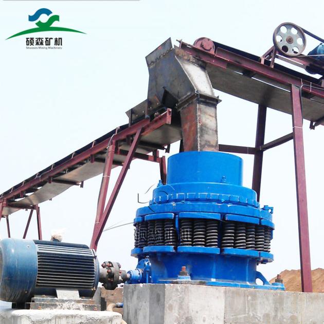 how does a spring cone crusher work