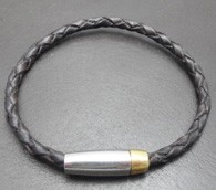 Leather bracelets and charms