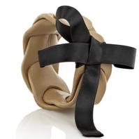 Leather bracelet with charms