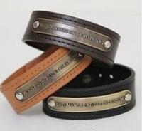 cross rope leather bracelet