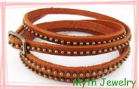 2011 new style genuine leather bracelet