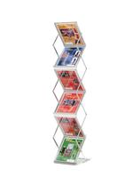 Aluminum literature stand