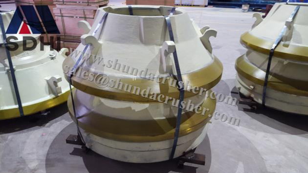 Metso GP300s concave cone crusher spare parts foundry