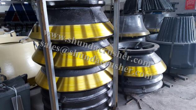 Sandvik H2800 cone crusher standard mantle/concave ring manufacture