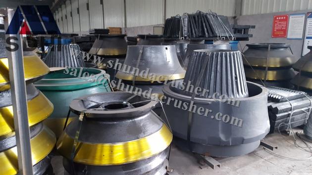 Sandvik H3800 cone crusher standard mantle/concave ring manufacture