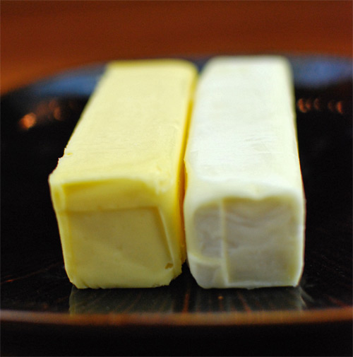 Butter Yellow & White
