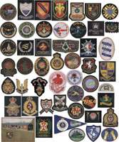 Hand Embroidered & Machine Embroidered Badges