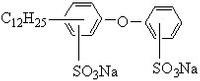 anionic surfactant chemical Disodium 4-dodecyl-2, 4’-oxydibenzenesulfonate