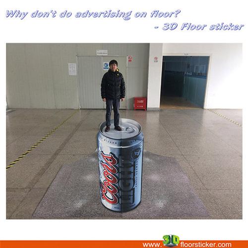 3D floor sticker