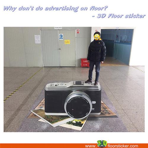 3D floor sticker