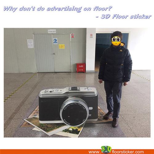3D floor sticker
