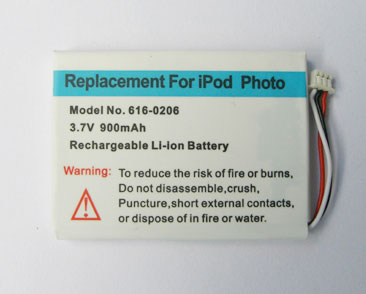 Battery Ipod Photo(6160206) Replacement battery