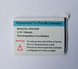Ipod-4th (6160183) Replacement battery
