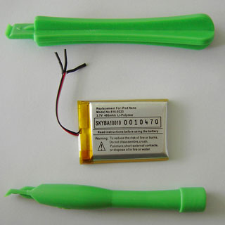 Battery for Ipod Nano(6160223) replacement battery